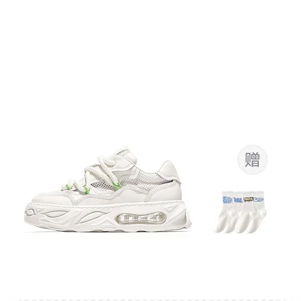 Кроссовки MOERBAI Marshmallow Lifestyle Shoes Unisex Low-top, цвет Mesh white