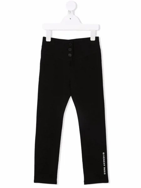 Givenchy Kids легинсы с логотипом