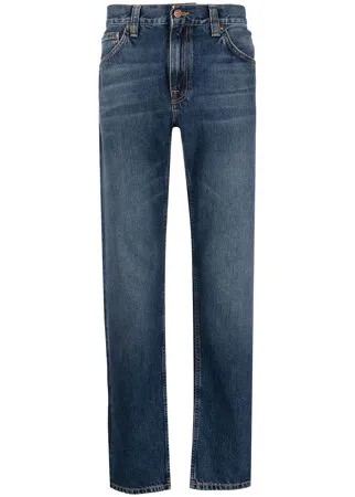 Nudie Jeans прямые джинсы с завышенной талией