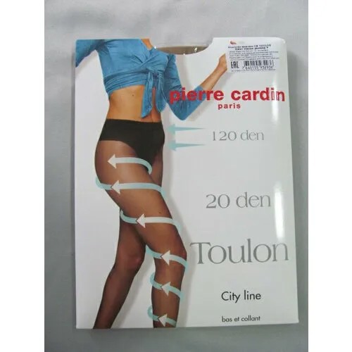 Колготки Pierre Cardin CR Toulon, 20 den, размер 4, бесцветный