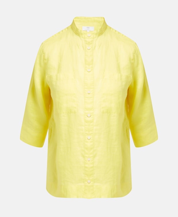 Льняная блузка Fynch-Hatton, светло-желтого