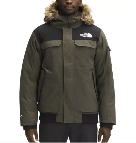 THE NORTH FACE MEN GOTHAM III 550-DOWN ТЕПЛАЯ УТЕПЛЕННАЯ КУРТКА ЗЕЛЕНАЯ, размер S - 3XL