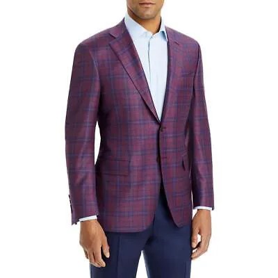 Мужской спортивный костюм Canali Siena фиолетовый шерстяной пиджак 50R BHFO 5894