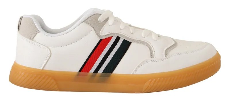 SIGNS Shoes Разноцветные кожаные кроссовки на шнуровке с перфорацией, повседневные, EU41 /US8 $250
