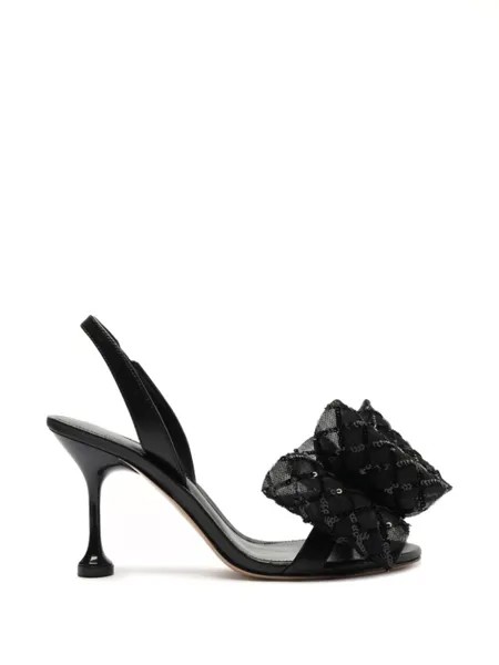 Alexandre Birman босоножки Isabelle Payet 85 с бантом, черный