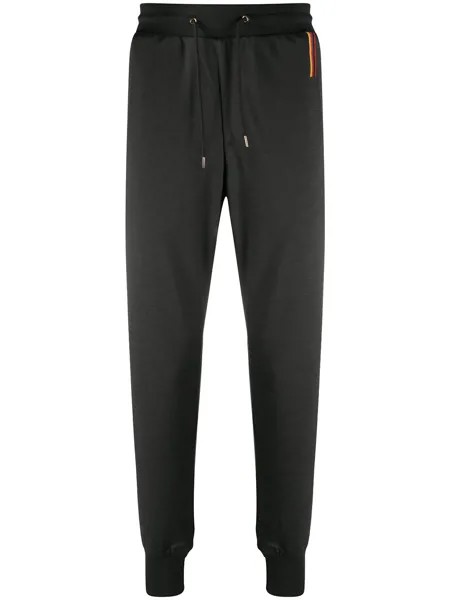 PAUL SMITH спортивные брюки с вышитыми полосками