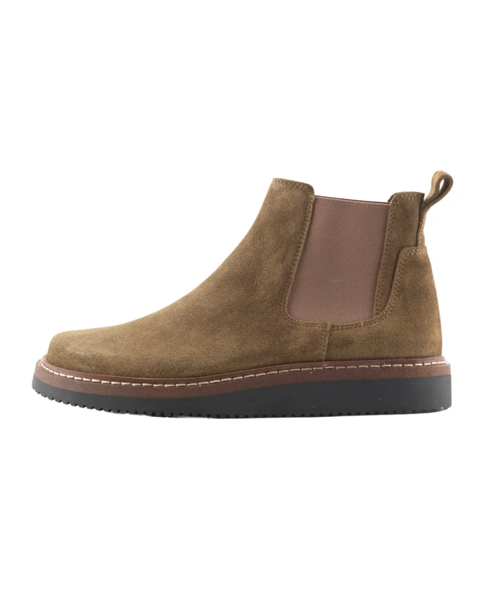 Роскошные замшевые ботинки. Nature Footwear, зеленый
