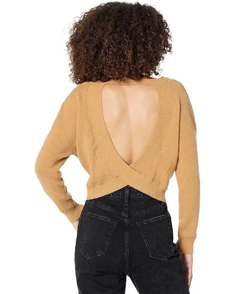 Свитер Hurley Overlap Back Sweater, цвет Iced Coffee