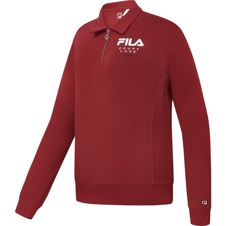 Рубашка поло унисекс красная Fila