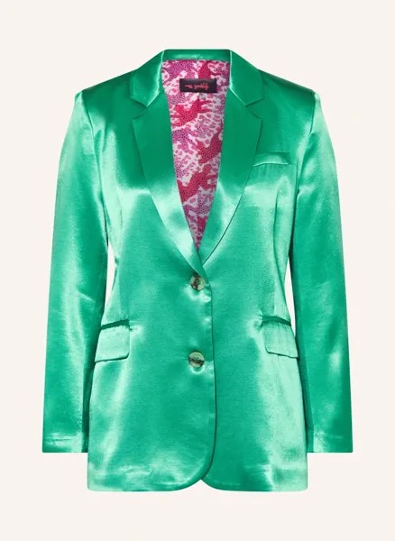 Атласный пиджак Miss Goodlife, зеленый