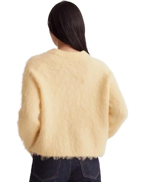 Свитер Madewell Brushed Ralph V-Neck Pullover, цвет Heather Lemon