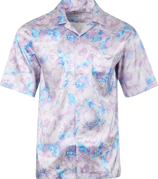 Рубашка Martine Rose Oversized Hawaiian Shirt 'Lilac Floral', фиолетовый