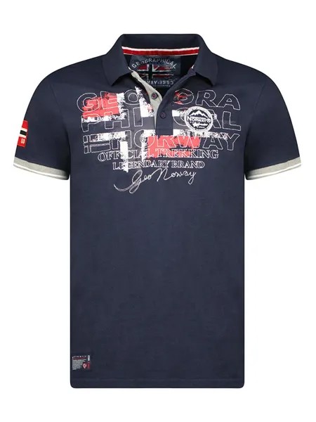 Футболка поло Geographical Norway, темно-синий