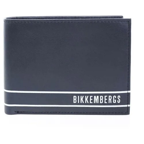 Портмоне из кожи с логотипом Bikkembergs