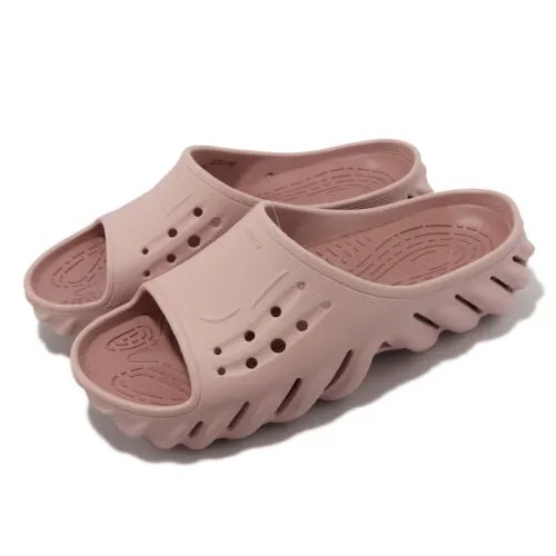 Crocs Echo Slide Pink Clay Мужские повседневные сандалии без шнуровки унисекс Тапочки 208170-6TY