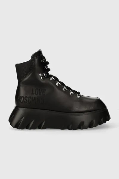Ботинки CLIMB60 Love Moschino, черный
