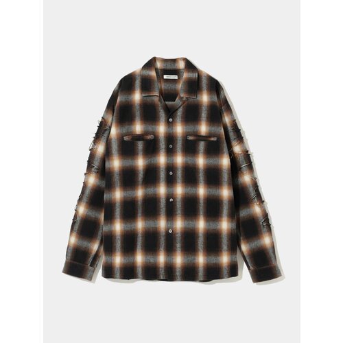 Рубашка Undercover Ombre, размер 5 - L, Шоколадный