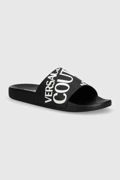 Шлепанцы Versace Jeans Couture, черный