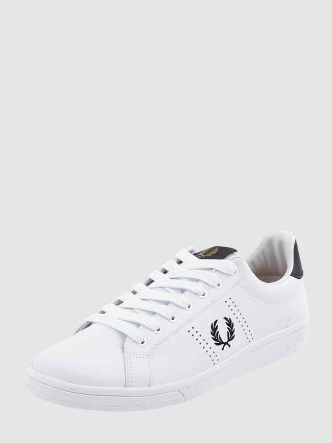 Кожаные кроссовки Fred Perry, белый