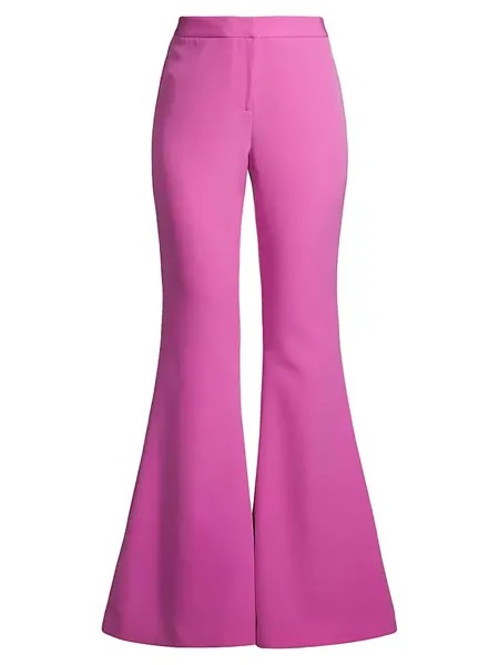 Расклешенные брюки Myka из эластичного твила Ungaro, цвет pink orchid