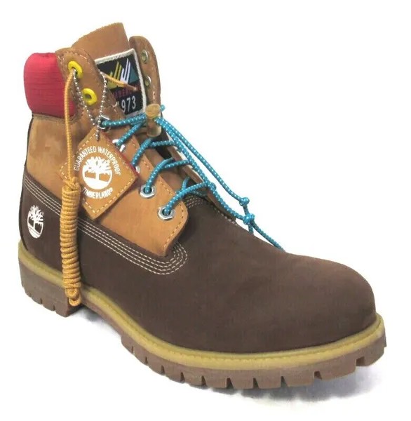 TIMBERLAND RETRO Мужские водонепроницаемые кожаные ботинки премиум-класса 6 дюймов #A2NC8