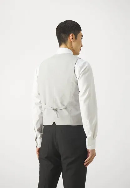 Костюм-жилет Mens Waistcoat For Suit Slim Fit Lindbergh, пестрый светло-серый