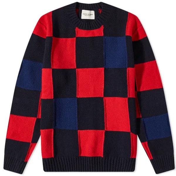 Джемпер Country Of Origin Check Crew Knit