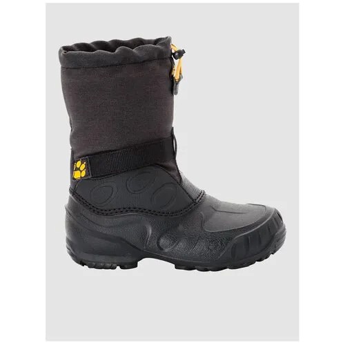 Сапоги Jack Wolfskin ICELAND HIGH K, дет., цвет black / burly yellow XT, размер 31