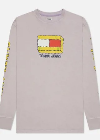 Мужской лонгслив Tommy Jeans x Sponge Bob Graphic, цвет фиолетовый, размер M