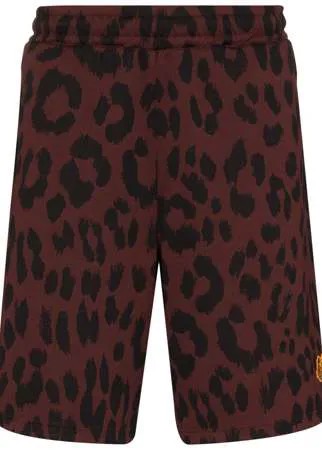 Kenzo шорты с леопардовым принтом