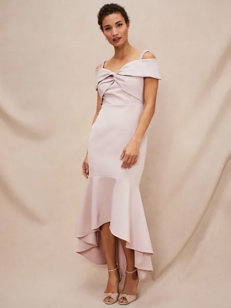 Платье с открытыми плечами Phase Eight Zaya, античная роза