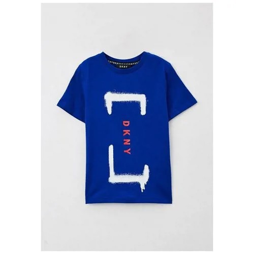 Футболка DKNY, размер 176, синий