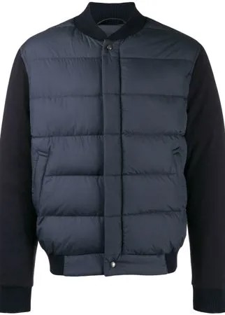 Salvatore Ferragamo куртка с дутыми вставками спереди
