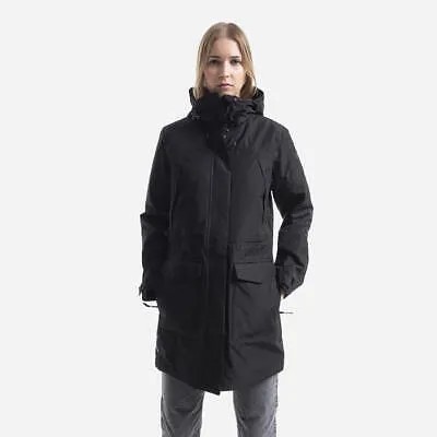 Helly Hansen Frida Insulated Parka Womens Black Casual Lifestyle Jacket Outwear