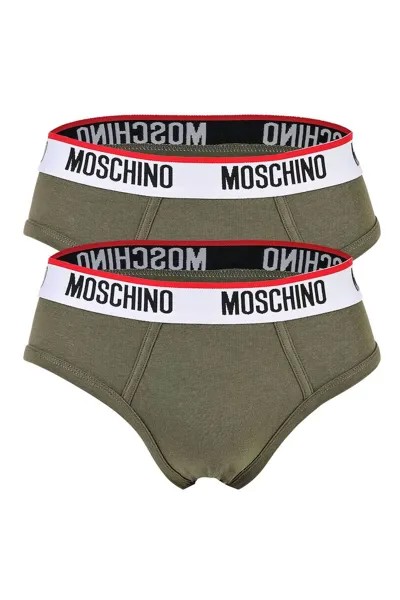 Трусы - 2 пары Moschino Underwear, зеленый