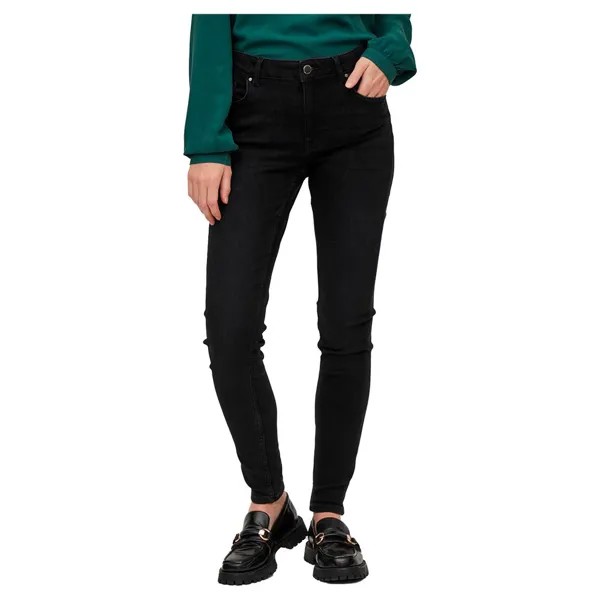 Джинсы Vila Sarah Wu01 Skinny Fit, черный