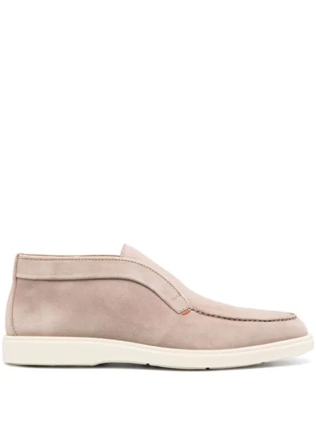 Santoni ботинки с миндалевидным носком, нейтральный цвет