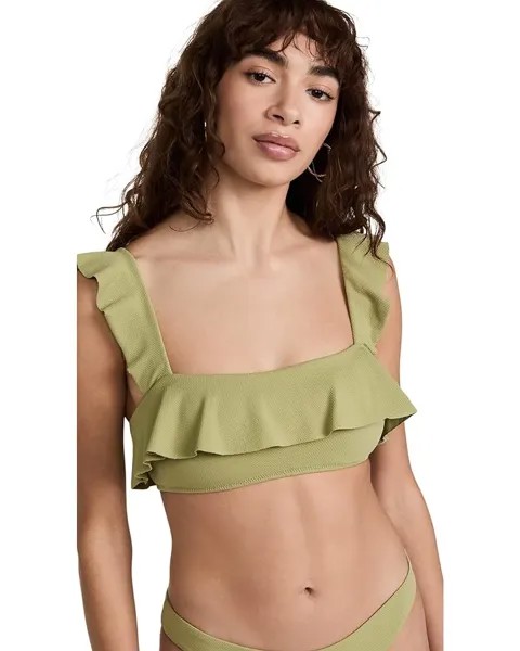 Топ бикини Eberjey Pique Jane Bikini Top, цвет Pear