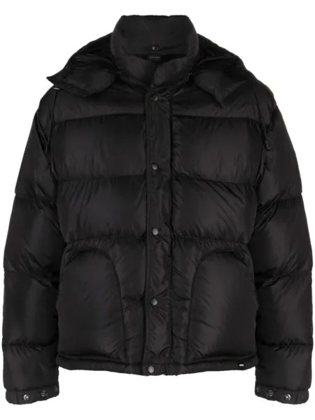 ASPESI hooded padded jacket, черный