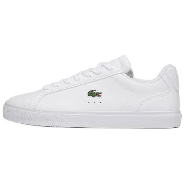 Кроссовки LACOSTE Skateboarding Shoes Women's Low-top White, белый