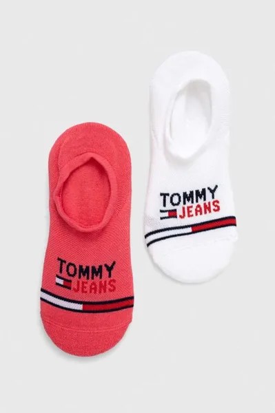 Носки , 2 пары Tommy Jeans, розовый