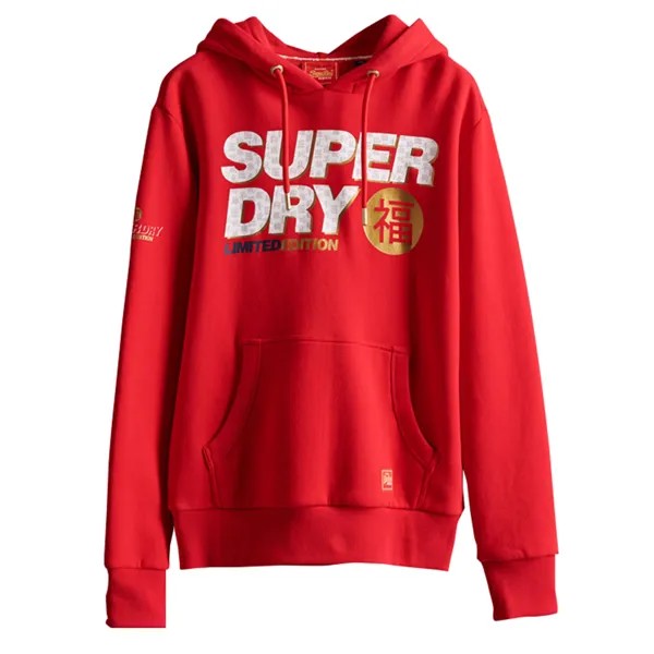 Толстовка Superdry CNY Hood, красный