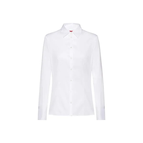 Блуза Hugo Boss Langarmn, белый