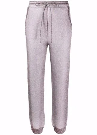 Missoni спортивные брюки с эффектом металлик