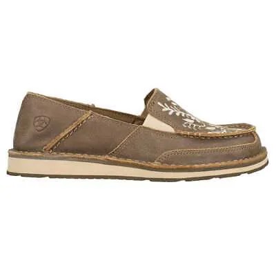 Ariat Cruiser TooledInlay Мокасины Женские Коричневые Квартиры Повседневная 10034098