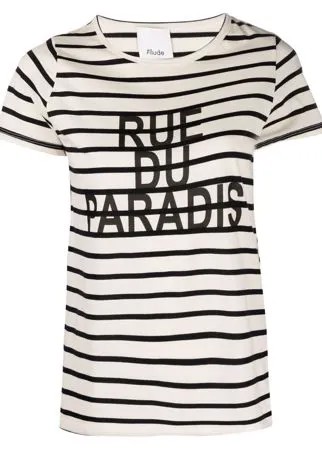 Allude футболка с графичным принтом