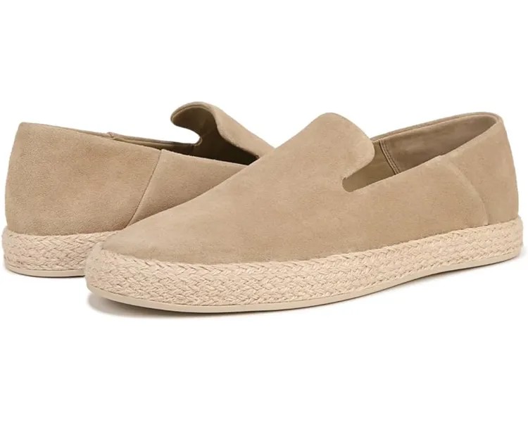 Кроссовки Vince Emmitt Slip-On Espadrille Loafers, цвет Sand Trail Beige Suede