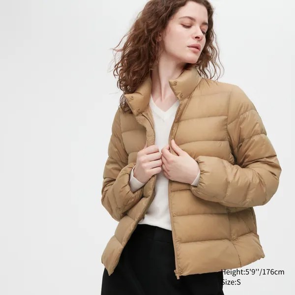 Пуховик женский UNIQLO 450310COL32 бежевый 3XL (доставка из-за рубежа)