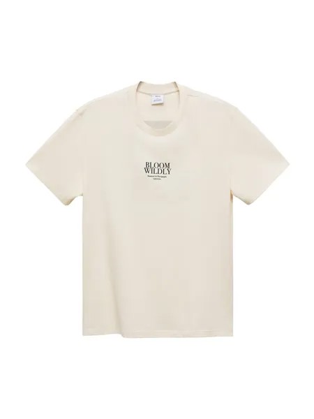 Футболка Mango Man BLOOM, светло-бежевый