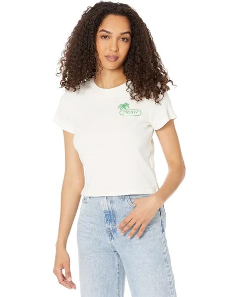 Футболка RVCA Rowe Magazine Short Sleeve Tee, цвет Whisper White